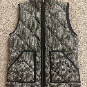 J.Crew Herringbone Quilted Vest